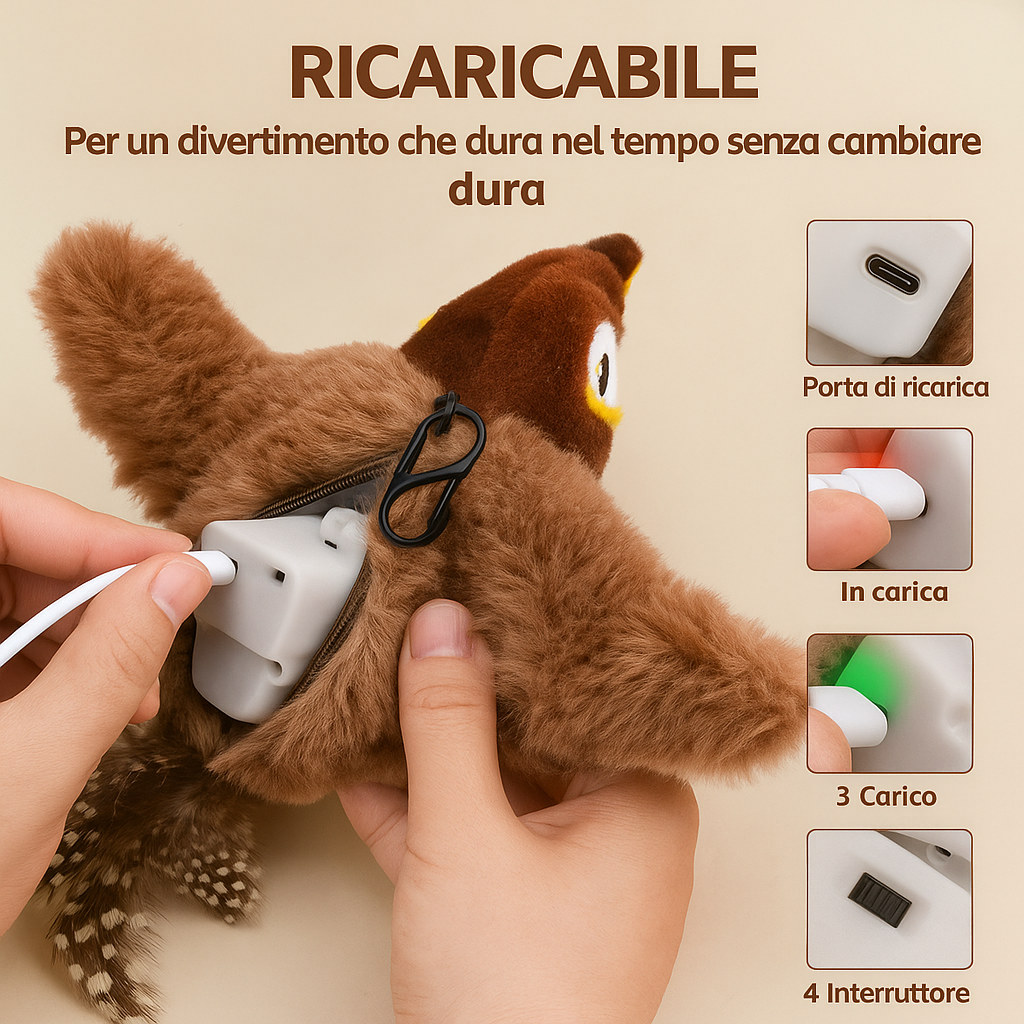 BirdiFly™- Gioco Interattivo per Gatti